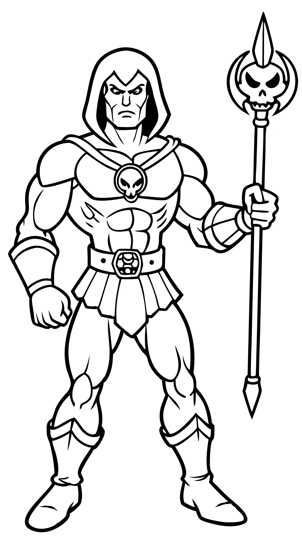 páginas para colorear de Heman